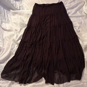 Body Central Tiered Maxi Skirt